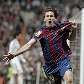 Lionel Messi comemora o primeiro gol da vitória do Barcelona por 2 a 0 sobre o Real, pelo Espanhol Lionel Messi comemora o primeiro gol da vitória do Barcelona por 2 a 0 sobre o Real, pelo Espanhol