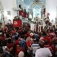Fiéis celebram o dia de São Jorge no Rio
