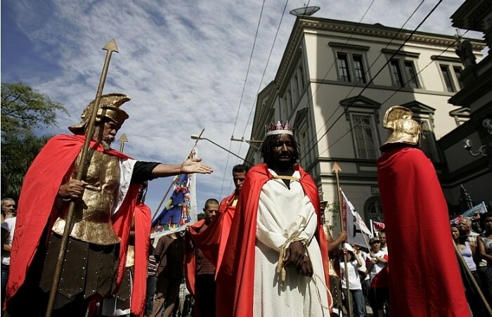 Encenação da Paixão de Cristo em São Paulo