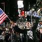 Americanos comemoram a vitória de Obama na Times Square, em Nova York Americanos comemoram a vitória de Obama na Times Square, em Nova York