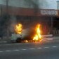 Veículo em chamas na avenida Edgar Facó no bairro de Pirituba em São Paulo.05/11/2011