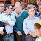 Serra visita Apae em Poços de Caldas, em MG, com Aécio Neves e Antonio Anastasia - 04/08/2010 