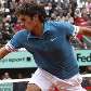 Roger Federer durante vitória sobre o compatriota Wawrinka, pelo Grand Slam de Roland Garros Roger Federer durante vitória sobre o compatriota Wawrinka, pelo Grand Slam de Roland Garros