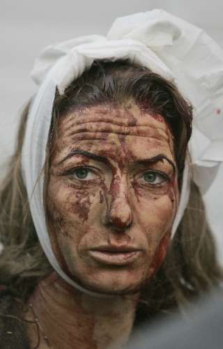 Mulher é atingida por foguete palestino