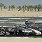 Bruno Senna dá as primeiras voltas com seu Hispania (HRT) de F-1 no circuito de Manama, no Bahrein