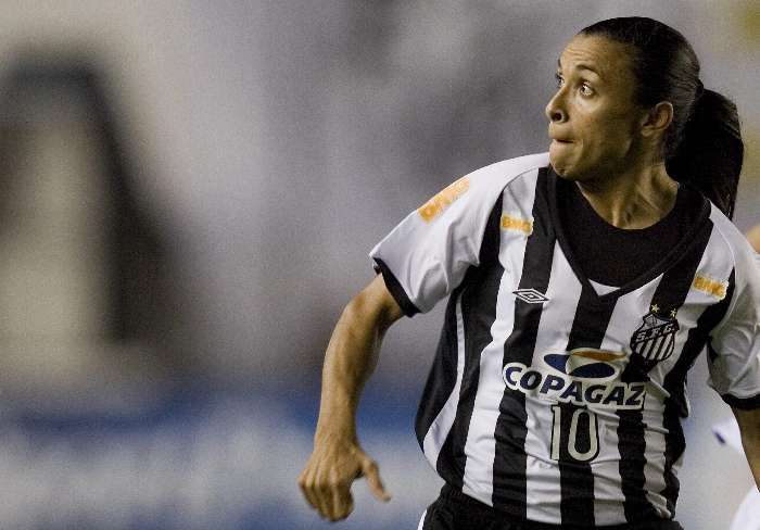 Marta fez um gol na vitória do Santos na estreia da Libertadores feminina