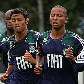 Cleiton Xavier e Maurício em treino no Palmeiras Cleiton Xavier e Maurício em treino no Palmeiras
