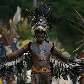 Fantasias incas e astecas, parte das origens mexicanas, tiveram espaço nas festas Fantasias incas e astecas, parte das origens mexicanas, tiveram espaço nas festas