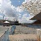 Obras no Itaquerão continuam a todo vapor; terreno é preparado para instalação do gramado Obras no Itaquerão continuam a todo vapor; terreno é preparado para instalação do gramado