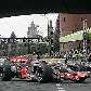 Heikki Kovalainen acelera McLaren de 2008 em evento em Moscou Heikki Kovalainen acelera McLaren de 2008 em evento em Moscou