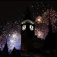 Fogos explodem por trás da Casa do Big Ben, durante o Ano Novo, em Londres Fogos explodem por trás da Casa do Big Ben, durante o Ano Novo, em Londres