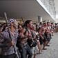 Índios cercam Palácio do Planalto Índios cercam Palácio do Planalto