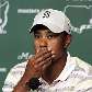 Após treinos, Tiger Woods dá entrevista coletiva e pede desculpas pelos danos causados Após treinos, Tiger Woods dá entrevista coletiva e pede desculpas pelos danos causados