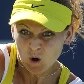 Lucie Safarova da República Tcheca rebate a bola da norte-americana Madison Keys Lucie Safarova da República Tcheca rebate a bola da norte-americana Madison Keys