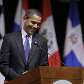 Barack Obama discursa no início da 5.ª Cúpula das Américas