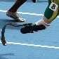 Sul-africano, Oscar Pistorius, compete no 400m no Campeonato Mundial de Atletismo na Coreia do Sul