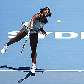 Serena Williams em jogo na Austrália Serena Williams em jogo na Austrália