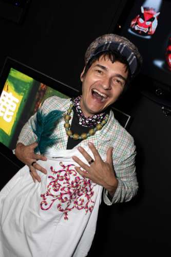Maxi Fivelinha no Lounge do Grupo Estado, na São Paulo Fashion Week