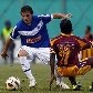 Montillo dribla marcador durante empate do Cruzeiro sem gols com o Tolima-COL pela Copa Libertadores