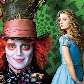 Capa do guia visual do filme Alice no País das Maravilhas, de Lewis Carroll, dirigido por Tim Burton