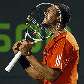 O francês Jo-Wilfried Tsonga comemora a vitória sobre o alemão Philipp Kohlschreiber em Miami O francês Jo-Wilfried Tsonga comemora a vitória sobre o alemão Philipp Kohlschreiber em Miami