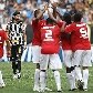Abreu, do Botafogo, lamenta ao ver os jogadores do Internacional comemorarem gol na vitória de 2 a 1