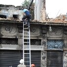 Imagens mostram sobrado que desabou no centro do Rio 