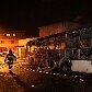 Ônibus depredados na madrugada da capital paulista