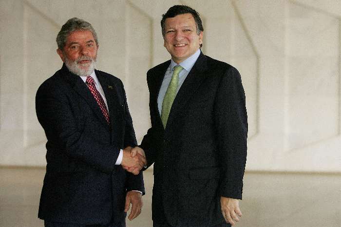 Lula recebe o presidente da Comissão Européia