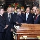 Fernando Henrique Cardoso, Aécio Neves, Ciro Gomes e José Serra no velório de Itamar Franco