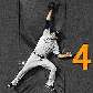 Cody Ross, dos Marlins, tromba com muro ao tentar defender bola, na MLB Cody Ross, dos Marlins, tromba com muro ao tentar defender bola, na MLB
