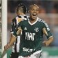 Marício Ramos comemora o segundo gol do Palmeiras no clássico contra o Santos