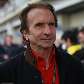 Emerson Fittipaldi visita os boxes antes do treino para o GP do Brasil