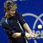 Caio Zampieri, do Brasil, retorna bola em jogo do Brasil Open