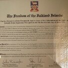 Ilhas Malvinas: 30 anos depois da Guerra Internacional - Declaração de Reconhecimento aos militares britânicos aprovada pelo Conselho Legislativo das Malvinasno 20° aniversário da guerra menciona a 'liberação das Malvinas da ocupação argentina' - Foto: Solly Boussidan/AE