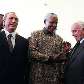 Michel Temer com o presidente do Senado Antônio Carlos Magalhães e o presidente da África do Sul, Ne Michel Temer com o presidente do Senado Antônio Carlos Magalhães e o presidente da África do Sul, Ne