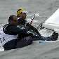 Robert Scheidt e Bruno Prada na regata final da Star