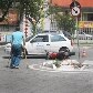 Acidente entre um carro e uma moto, em Pirituba, região da Freguesia do Ó. 10.10.2011
