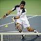 O tenista brasileiro Thomaz Bellucci prepara devolução de bola em jogo do US Open de tênis