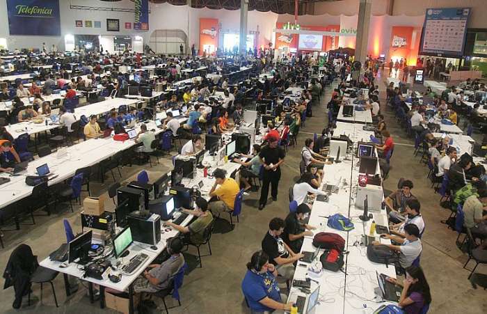 Campus Party começou oficialmente às 23h30 de ontem, 25/01