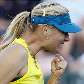 Maria Sharapova comemora vitória em Indian Wells sobre Vera Dushevina por 2 sets a 1 Maria Sharapova comemora vitória em Indian Wells sobre Vera Dushevina por 2 sets a 1