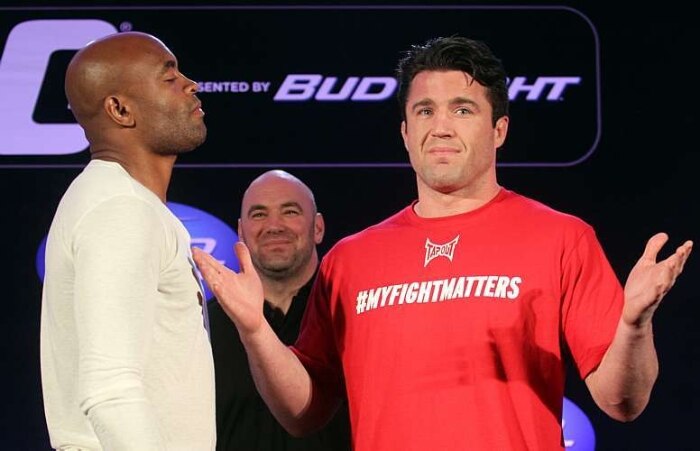 Com muita provocação, luta entre Anderson Silva e Chael Sonnen será em Las Vegas