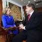 Hillary também foi recebida pelo Ministro de Relações Exteriores, Celso Amorim, em Brasília Hillary também foi recebida pelo Ministro de Relações Exteriores, Celso Amorim, em Brasília