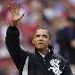Obama faz primeiro lançamento no jogo das Estrelas da MLB Obama faz primeiro lançamento no jogo das Estrelas da MLB