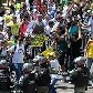 Manifestantes protestam em Fortaleza antes de jogo entre Brasil e México