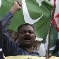 Seguidores de Tehreek-e-Pasban protestam contra o ataque aéreo que matou Bin Laden, no Paquistão Seguidores de Tehreek-e-Pasban protestam contra o ataque aéreo que matou Bin Laden, no Paquistão