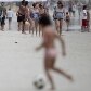 Movimentação nas praias do litoral paulista