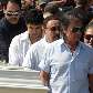 Cantor Roberto Carlos no sepultamento de sua mãe, Lady Loura, no Rio de Janeiro