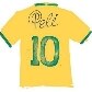A coleção Art of Pelé contém gravuras feitas por Pelé, e conta a trajetória do Rei do futebol