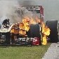 Lotus de Heidfeld pega fogo durante o GP da Hungria Lotus de Heidfeld pega fogo durante o GP da Hungria